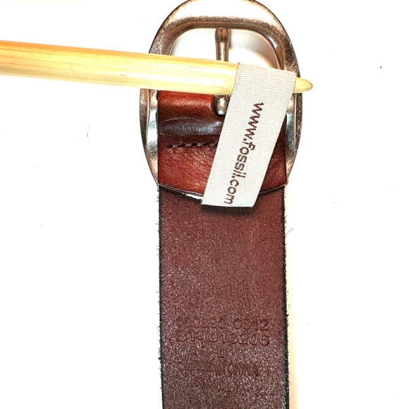 Fossil Leather Braided Belt - L main image 10